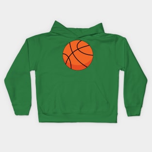 Cartoon Basketball Ball Kids Hoodie